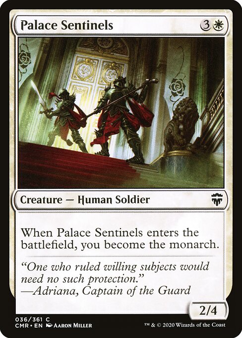 Palace Sentinels - Commander Legends (CMR) #36