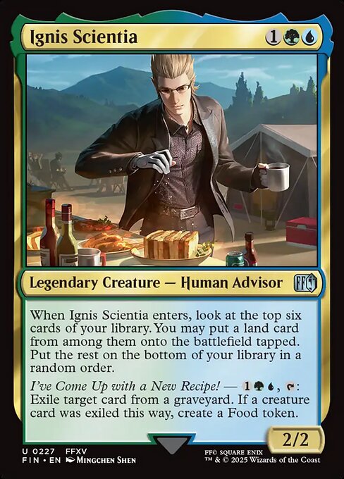 Ignis Scientia - Final Fantasy (FIN) #227 [Foil] [Foil]
