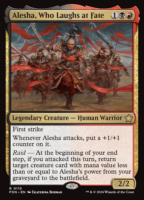 Alesha, Who Laughs at Fate - Foundations (FDN) #115