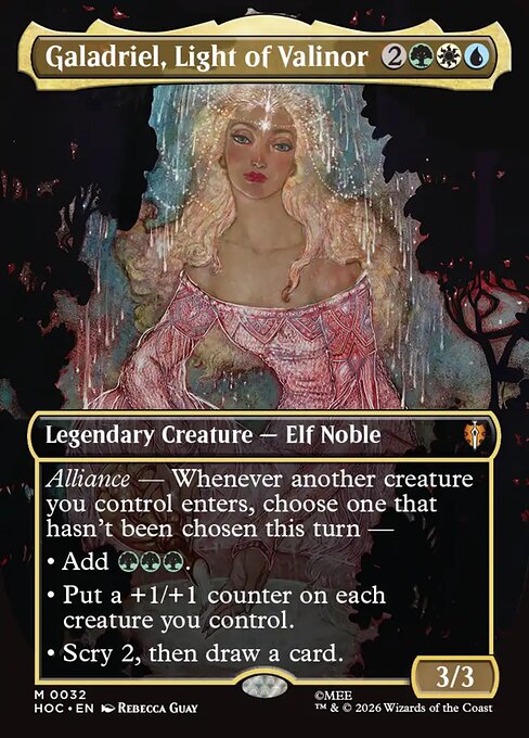 Galadriel, Light of Valinor - The Hobbit Eternal (HOC) #32 [Foil] [Foil]