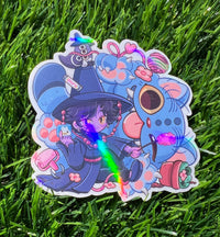 Mothers Of Orion - Demon Boy And Cat Sticker