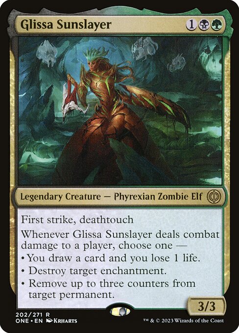 Glissa Sunslayer - Phyrexia: All Will Be One (ONE) #202 [Foil] [Foil]