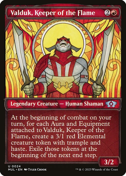 Valduk, Keeper of the Flame - Multiverse Legends (MUL) #24 [Foil] [Foil]