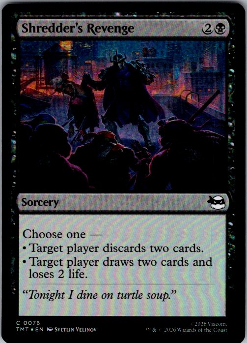 Shredder's Revenge [Foil] - Teenage Mutant Ninja Turtles (TMT) #76 [Foil]