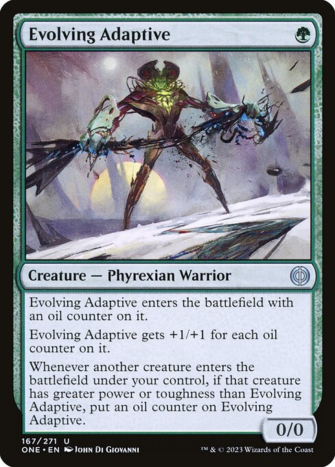 Evolving Adaptive - Phyrexia: All Will Be One () #167