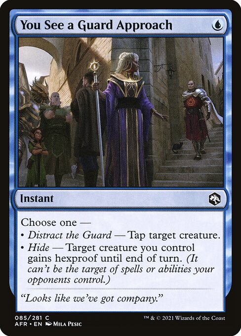 You See a Guard Approach - Adventures in the Forgotten Realms () #85 [Foil] [Foil]