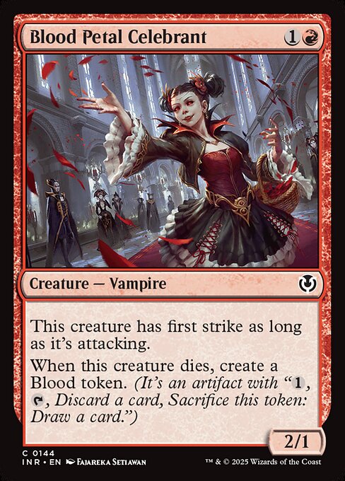 Blood Petal Celebrant - Innistrad Remastered (inr) #144 [Foil] [Foil]
