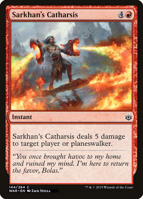 Sarkhan's Catharsis - War of the Spark () #144