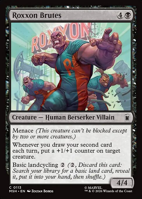 Roxxon Brutes - Marvel Super Heroes () #113 [Foil] [Foil]