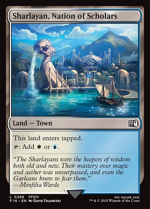 Sharlayan, Nation of Scholars - Final Fantasy (FIN) #288 [Foil] [Foil]