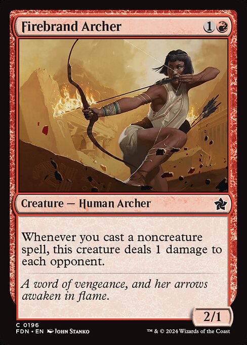 Firebrand Archer - Foundations () #196