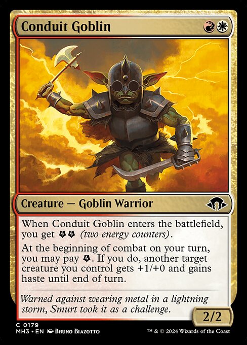 Conduit Goblin - Modern Horizons 3 (mh3) #179 [Foil] [Foil]