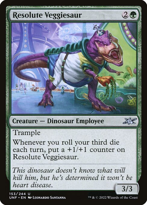Resolute Veggiesaur - Unfinity () #153