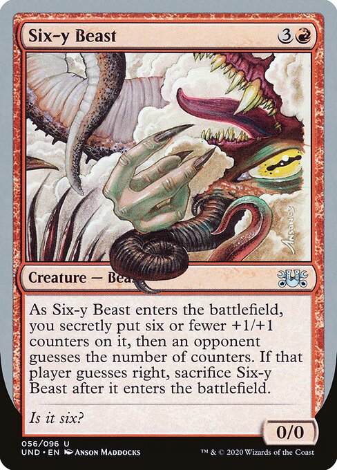 Six-y Beast - Unsanctioned (UND) #56