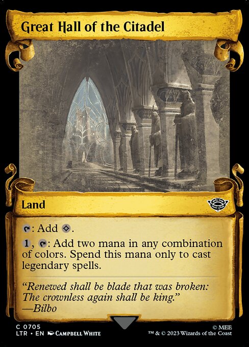 Great Hall of the Citadel - The Lord of the Rings: Tales of Middle-earth (ltr) #705