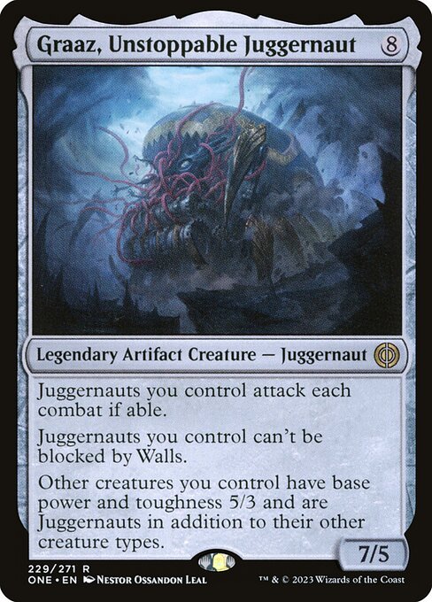 Graaz, Unstoppable Juggernaut - Phyrexia: All Will Be One () #229