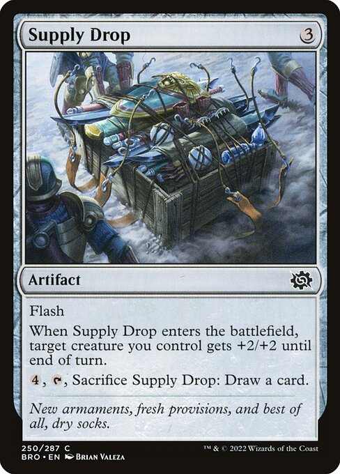 Supply Drop - The Brothers' War () #250 [Foil] [Foil]