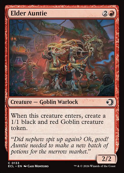 Elder Auntie - Lorwyn Eclipsed () #133 [Foil] [Foil]