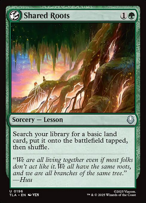 Shared Roots - Avatar: The Last Airbender () #196 [Foil] [Foil]