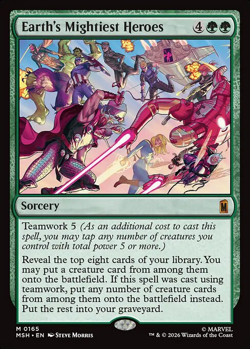 Earth's Mightiest Heroes - Marvel Super Heroes () #165 [Foil] [Foil]