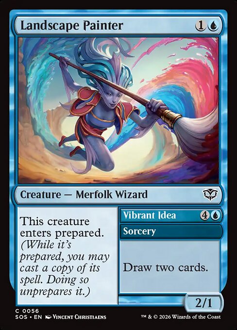 Landscape Painter // Vibrant Idea - Secrets of Strixhaven () #56 [Foil] [Foil]