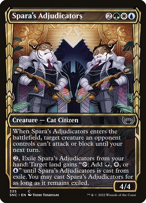 Spara's Adjudicators - Streets of New Capenna () #335 [Foil] [Foil]
