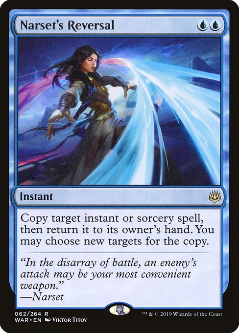 Narset's Reversal - War of the Spark (WAR) #62 [Foil] [Foil]
