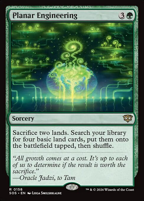 Planar Engineering - Secrets of Strixhaven (SOS) #158 [Foil] [Foil]