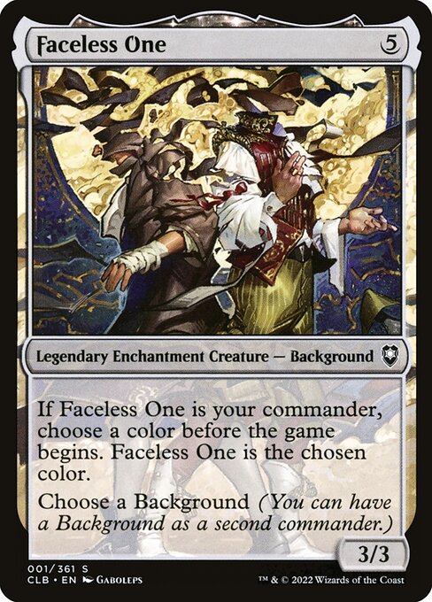 Faceless One - Commander Legends: Battle for Baldur's Gate () #1