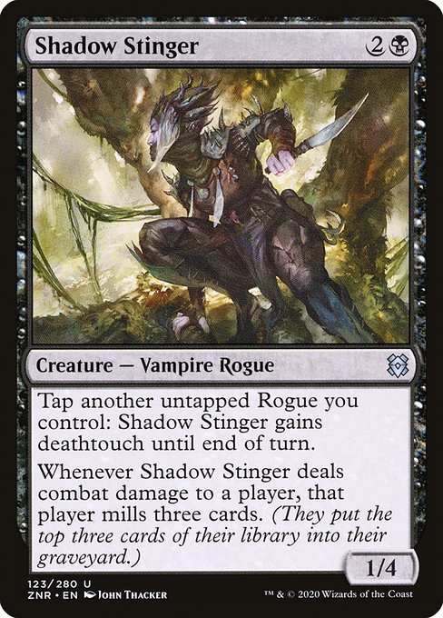 Shadow Stinger - Zendikar Rising () #123