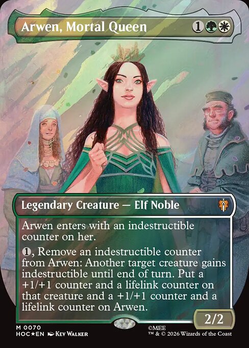 Arwen, Mortal Queen - The Hobbit Eternal (HOC) #70 [Foil] [Foil]
