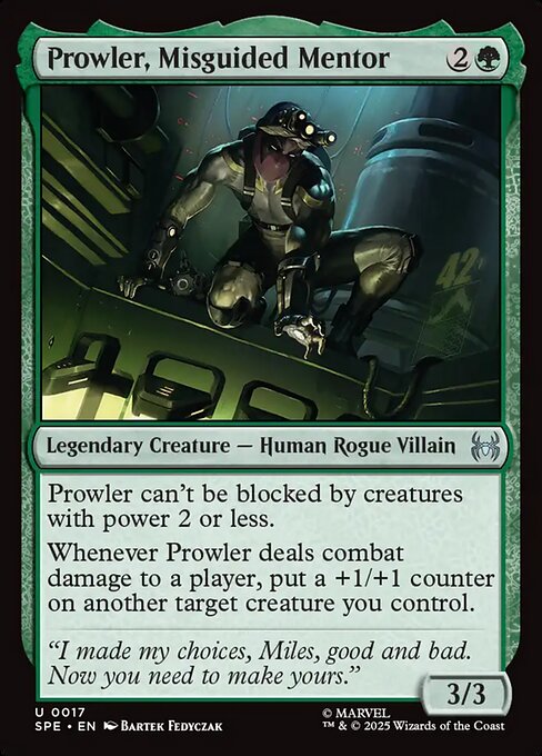 Prowler, Misguided Mentor - Marvel's Spider-Man Eternal () #17 [Foil] [Foil]