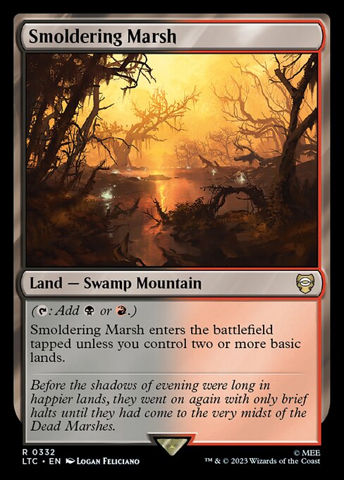 Smoldering Marsh - Tales of Middle-earth Commander (ltc) #332