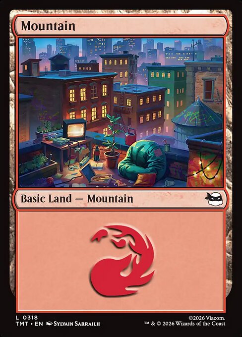 Mountain - Teenage Mutant Ninja Turtles () #318 [Foil] [Foil]