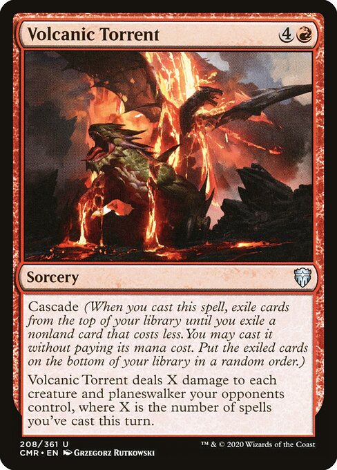 Volcanic Torrent - Commander Legends (CMR) #208