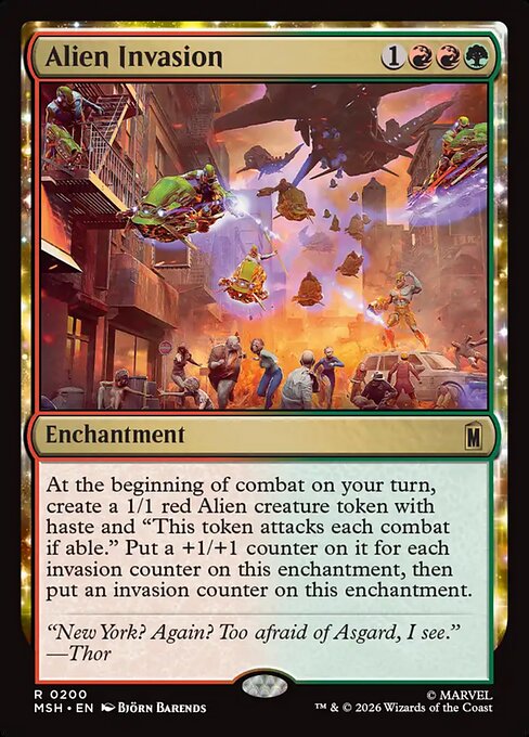 Alien Invasion - Marvel Super Heroes () #200