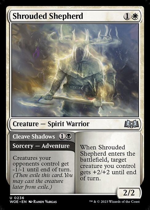 Shrouded Shepherd // Cleave Shadows - Wilds of Eldraine () #236