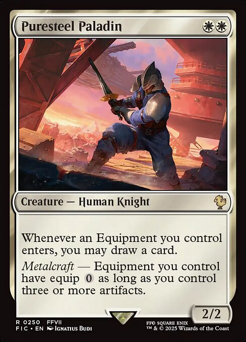 Puresteel Paladin - Final Fantasy Commander () #250