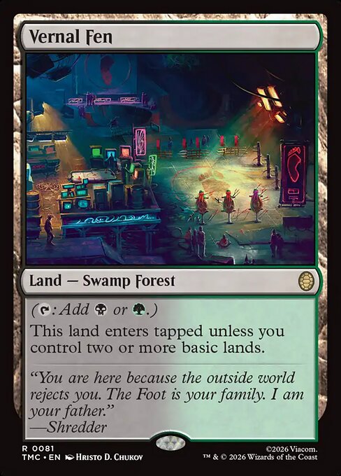 Vernal Fen - Teenage Mutant Ninja Turtles Eternal () #81 [Foil] [Foil]
