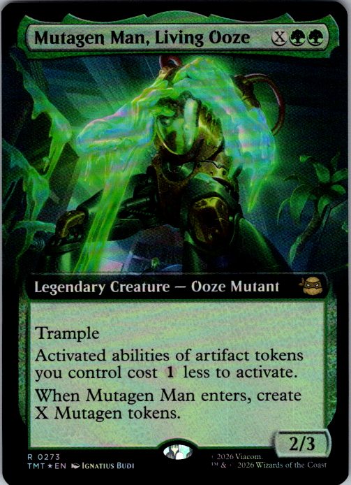 Mutagen Man, Living Ooze [Foil] - Teenage Mutant Ninja Turtles (TMT) #273 [Foil]