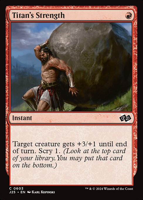 Titan's Strength - Foundations Jumpstart (j25) #603