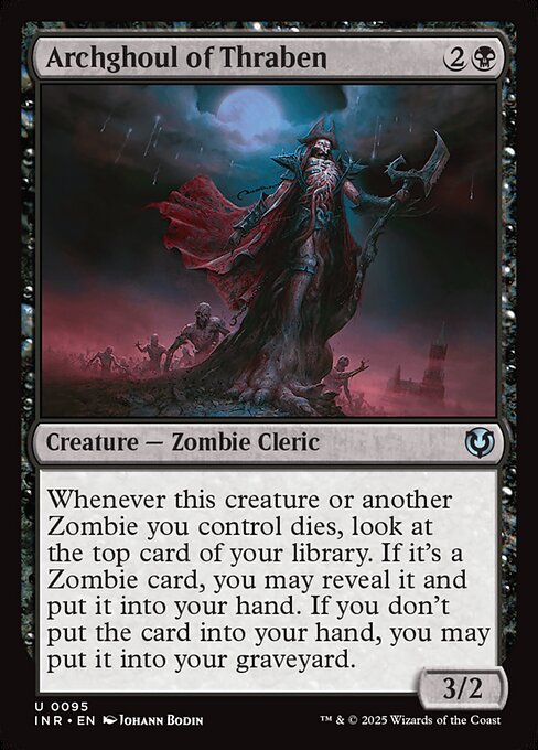 Archghoul of Thraben - Innistrad Remastered (inr) #95 [Foil] [Foil]