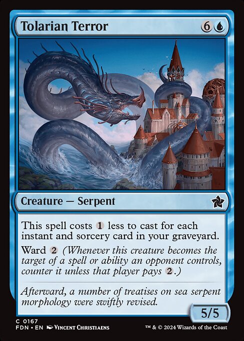 Tolarian Terror - Foundations (FDN) #167