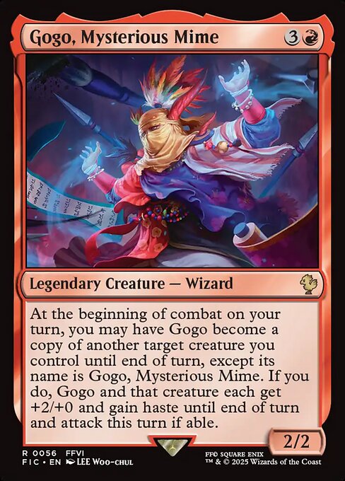 Gogo, Mysterious Mime - Final Fantasy Commander () #56