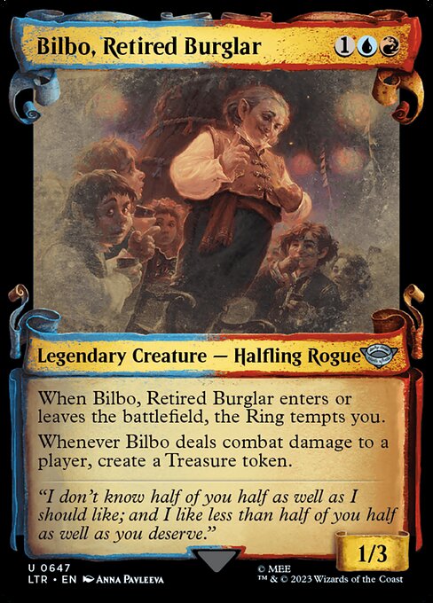 Bilbo, Retired Burglar - The Lord of the Rings: Tales of Middle-earth (ltr) #647 [Foil] [Foil]