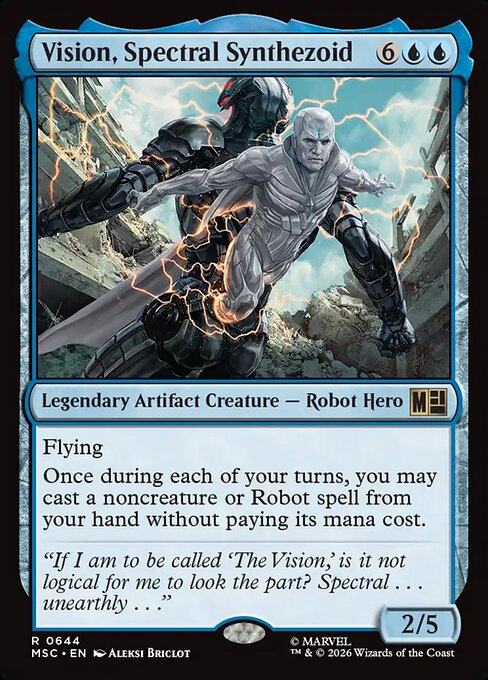 Vision, Spectral Synthezoid - Marvel Super Heroes Commander () #644