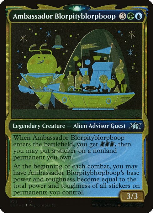 Ambassador Blorpityblorpboop - Unfinity () #505 [Foil] [Foil]