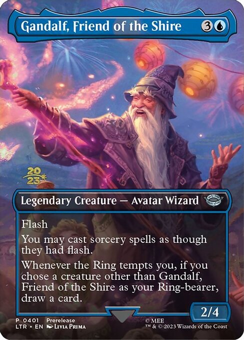 Gandalf, Friend of the Shire - Tales of Middle-earth Promos (PLTR) #401s [Foil] [Foil]