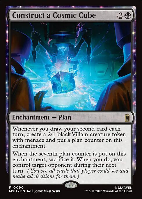 Construct a Cosmic Cube - Marvel Super Heroes () #90 [Foil] [Foil]