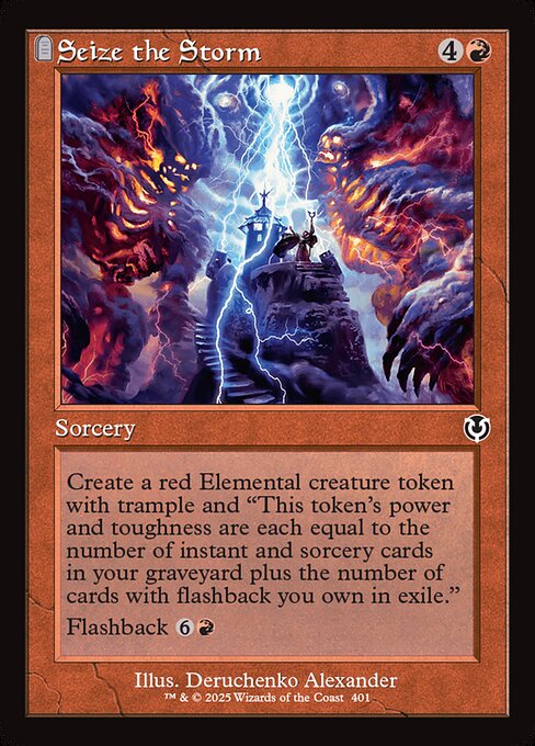 Seize the Storm - Innistrad Remastered (inr) #401 [Foil] [Foil]